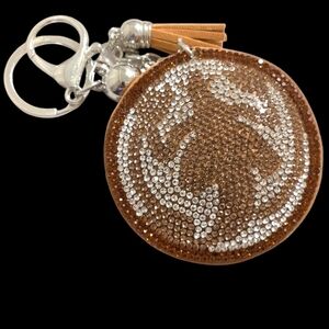 Cancer Rhinestone Bag Charm/  Keychain